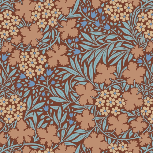 Tilda Patchwork Stoff Baumwolle - Hibernation - Autumnbloom-Hazel